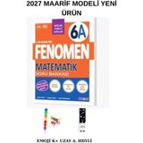 Fenomen 6. Sınıf Matematik (A) Bağlamtemelli Sb(Emoji K+ Uzay A)2027 Yeni Maarif M.