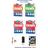 Fenomen 6. Sınıf Matematik B - Fen Bilimleri B- Türçe B- Paragraf B 4 Lü Set (Planlama K+Emoji K+Uzay A)Yeni Müfredat Bağlam Temelli