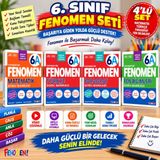 Fenomen 6. Sınıf Soru Bankası 4’lü Set | Matematik + Türkçe + Paragraf + Fen Bilimleri | 6A | Yeni Nesil Sorular | Video Çözümlü | Akıllı Tahta Uyumlu