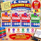 Fenomen 6. Sınıf Soru Bankası 4’lü Set | Matematik + Türkçe + Paragraf + Fen Bilimleri | 6b | Yeni Nesil Sorular | Bağlam Temelli | Video Çözümlü | Akıllı Tahta Uyumlu