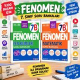Fenomen 7. Sınıf Fen Bilimleri ve Matematik Soru Bankası 2'li Set | Yeni Nesil Beceri Temelli Sorular