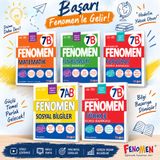 FENOMEN 7. SINIF MATEMATİK FEN BİL. TÜRKÇE SOSYAL BİL. VE PARAGRAF (B) SERİSİ SORU BANKALARI - 2027