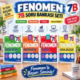 Fenomen 7b 7. Sınıf Soru Bankası Seti – Fen Bilimleri, Matematik, Türkçe ve Sosyal Bilgiler 4’lü Set