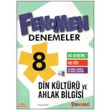 Fenomen 8.Sınıf Din Kültürü Ve Ahlak Bilgisi Denemesi 40 Deneme 40 Föy (20 Sıralı + 20 Genel Deneme)