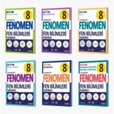 FENOMEN 8. SINIF FEN BİLİMLERİ FASİKÜL SETİ (6 FASİKÜL)