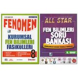 Fenomen 8.Sınıf Fen Bilimleri Kurumsal Fasikülleri+Newton All Star Fen Bilimleri (2 Kitap)