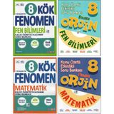 Fenomen 8. Sınıf Fen Kök+Orjin Fen+Matematik Kök+Orjin Matematik (4 Kitap)