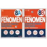 Fenomen 8.Sınıf Geometri Tabanlı 8A Soru Bankası +Geometri Tabanlı 8B Soru Bankası (2 Kitap)