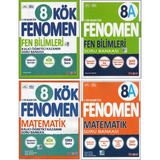 Fenomen 8.Sınıf Kök+8A Fen Bilimleri+Kök+8A Matematik (4 Kitap)