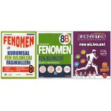 Fenomen 8.Sınıf Kurumsal Fasikülleri+Fenomen 8B+Newton Kondisyon Fen Bilimleri (3 Kitap)