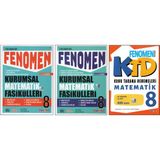 Fenomen 8.Sınıf Kurumsal Matematik Fasikülleri+Matematik Konu Tarama Denemeleri (3 Kitap)
