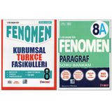Fenomen 8. Sınıf Kurumsal Türkçe Fasiküller+Fenomen 8A Paragraf (2 Kitap)