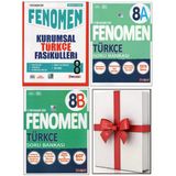 Fenomen 8.Sınıf Kurumsal Türkçe Fasikülleri+Fenomen 8.Sınıf 8A Ve 8B Türkçe +Y.t. İlaveli (3 Kitap)