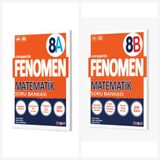 Fenomen 8. Sınıf Matematik A + B Soru Bankası Seti 2 Kitap Fenomen Yayınları