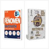 Fenomen 8. Sınıf Matematik A Soru Bankası + İsem 15 Deneme Seti 2 Kitap Fenomen Yayınları