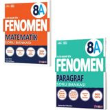 Fenomen 8.sınıf Matematik A ve Paragraf A Soru Bankası 2 Kitap