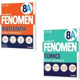 Fenomen 8.sınıf Matematik A ve Türkçe A Soru Bankası 2 Kitap