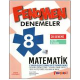 Fenomen 8.Sınıf Matematik Denemesi 20 Föy + 8 Fasikül 28 Deneme