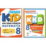 Fenomen 8. Sınıf Matematik Ktd+Kurmay Matematik Kazanım Kavrama Denemeleri (2 Kitap)