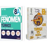 Fenomen 8. Sınıf Türkçe A Soru Bankası + Isem 15 Deneme Seti 2 Ki