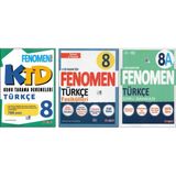 Fenomen 8.Sınıf Türkçe Fasikül+Konu Tarama Denemesi Ve 8A Türkçe (3'Lü Set)