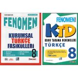 Fenomen 8.Sınıf Türkçe Fasikülleri+Fenomen Türkçe Konu Tarama Denemeleri (2 Kitap)