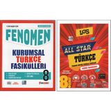 Fenomen 8.Sınıf Türkçe Kurumsal Fasikülleri+Newton 8.Sınıf All Star Türkçe (2 Kitap)
