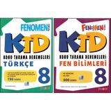 Fenomen 8.Türkçe Konu Tarama Denemeleri+Fen Bilimleri Konu Tarama Denemeleri (2 Kitap)