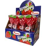 Fenomen Çilek Şeker 1 Kutu 24 Adet Lollipop 38 gr x 24 Adet - 750 gr