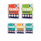 Fenomen Kitap 8. Sınıf Matematik(A)-Fen Bilimleri(A)-Türkçe(B)-Paragraf(B)-İnk.Tarihi Soru Bankası Seti