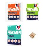 Fenomen LGS 2027 B Serisi Matematik Fen Bilimleri ve Türkçe 3lü Set Soru Bankası + Telefon Standı