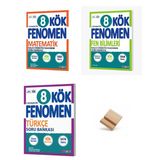 Fenomen LGS 2027 Matematik Fen Bilimleri ve Türkçe 3lü Set Kök Soru Bankası + Telefon Standı