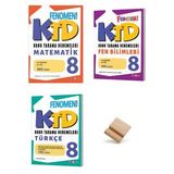 Fenomen LGS 2027 Matematik Fen Bilimleri ve Türkçe 3lü Set Konu Tarama Denemeleri + Telefon Standı