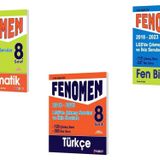 Fenomen Okul 2024 8. Sinif Lgs Matematik + Turkce + Fen Cikmis Sorulari Ve Ikiz Sorular Seti