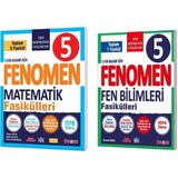 Fenomen Okul 2025 5. Sınıf Matematik + Fen Bilimleri Fasikül Seti 2 Kitap Güncel Müfredat