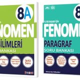 Fenomen Okul 2025 8. Sınıf Fen Bilimleri + Paragraf A Serisi Soru Bankası Seti 2 Kitap