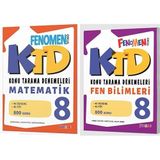 Fenomen Okul 2025 8. Sınıf Lgs Matematik + Fen Bilimleri Konu Tarama Denemeleri Seti 2 Kitap