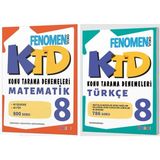 Fenomen Okul 2025 8. Sınıf Lgs Matematik + Türkçe Konu Tarama Denemeleri Seti 2 Kitap