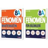 Fenomen Okul 2025 8. Sınıf Matematik + Fen Bilimleri B Serisi Soru Bankası Seti 2 Kitap