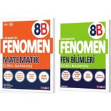 Fenomen Okul 2025 8. Sınıf Matematik + Fen Bilimleri B Serisi Soru Bankası Seti 2 Kitap