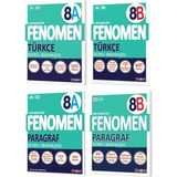 Fenomen Okul 2025 8. Sınıf Türkçe + Paragraf A + B Serisi Soru Bankası Seti 4 Kitap