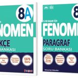 Fenomen Okul 2025 8. Sınıf Türkçe + Paragraf A Serisi Soru Bankası Seti 2 Kitap
