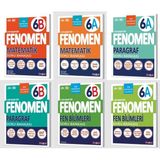 Fenomen Okul 2026 6. Sınıf Matematik + Paragraf + Fen A + B Serisi Soru Seti 6 Kitap Güncel Müfredat