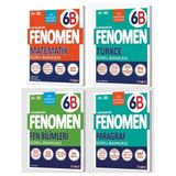 Fenomen Okul 2026 6. Sınıf Matematik + Türkçe + Fen + Paragraf B Serisi Soru Seti 4 Kitap Güncel Müfredat