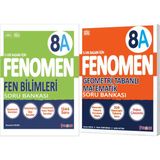 Fenomen Okul 2026 8. Sınıf Lgs Fen Bilimleri + Geometri Tabanlı A Serisi Soru Bankası Seti 2 Kitap