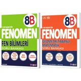 Fenomen Okul 2026 8. Sınıf Lgs Fen Bilimleri + Geometri Tabanlı B Serisi Soru Bankası Seti 2 Kitap