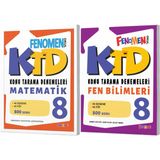 Fenomen Okul 2026 8. Sınıf Lgs Matematik + Fen Bilimleri Konu Tarama Denemeleri Seti 2 Kitap