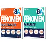 Fenomen Okul 2026 8. Sınıf Lgs Matematik + Paragraf A Serisi Soru Bankası Seti 2 Kitap