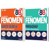 Fenomen Okul 2026 8. Sınıf Lgs Matematik + Paragraf B Serisi Soru Bankası Seti 2 Kitap
