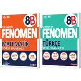 Fenomen Okul 2026 8. Sınıf Lgs Matematik + Türkçe B Serisi Soru Bankası Seti 2 Kitap